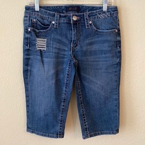 Seven7 Jean Long Shorts